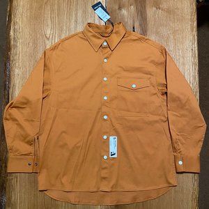 ABLE JEANS Snap front shirt jacket